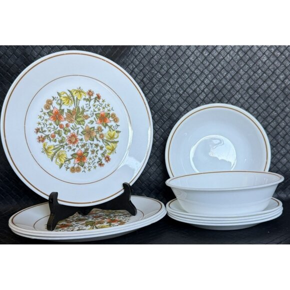 Corelle Indian Summer 10 Piece Mixed Set Vintage 1977 1986 Very Good Cond - Picture 1 of 10